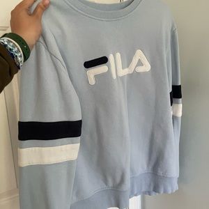 Blue Fila sweater